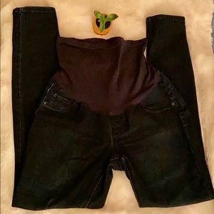 Indigo blue maternity jeggings (Medium)